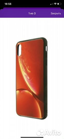 Чехол на iPhone xs max новый