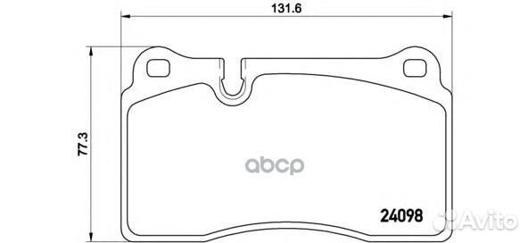 Колодки тормозные дисковые перед BD-8028;SX