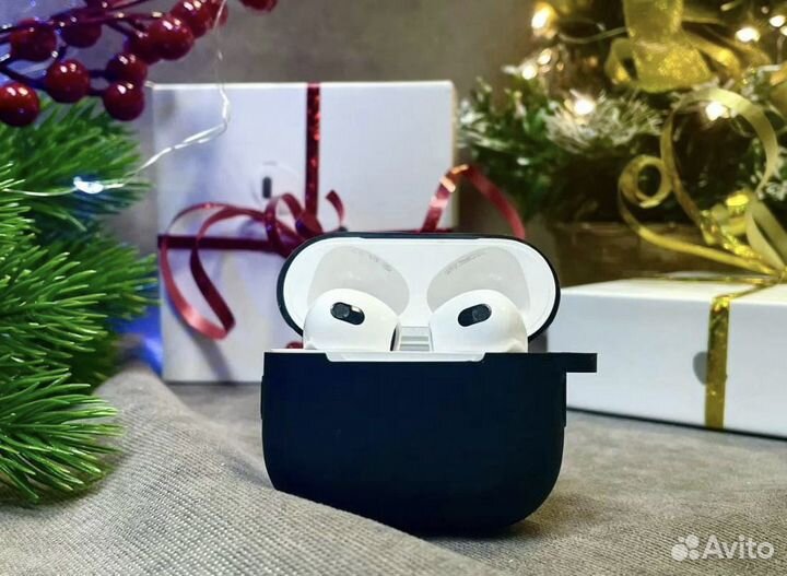 Наушники apple airpods 3 чехол в подарок