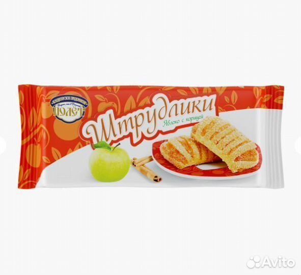 Штрудлики Полёт Яблоко с Корицей 200 г