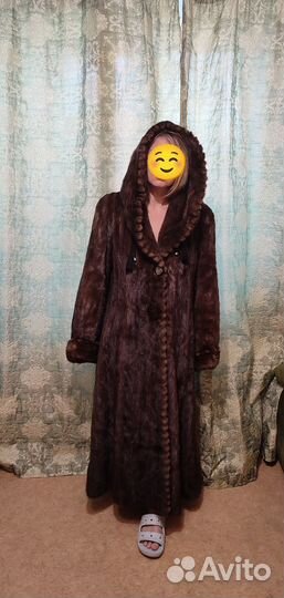 Шуба норковая 50 52 длинная