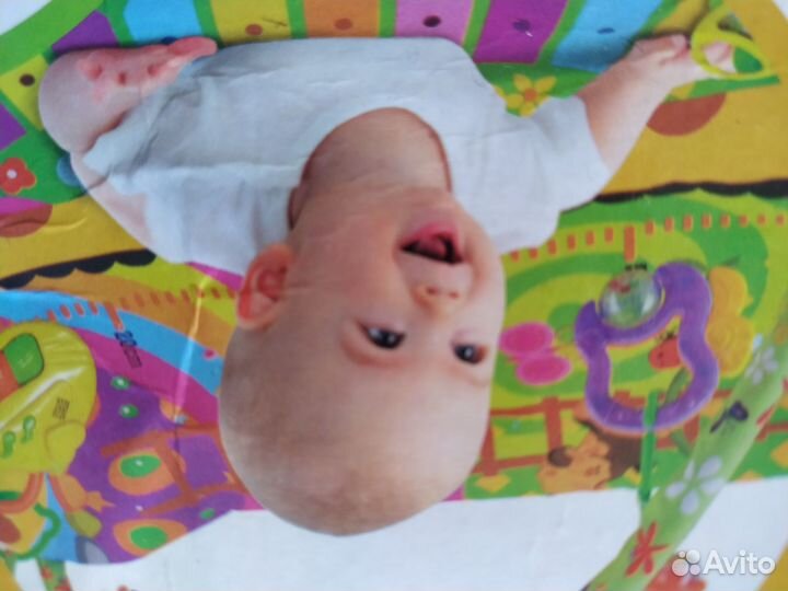 Музыкальный игровой мягкий коврик с ростомером