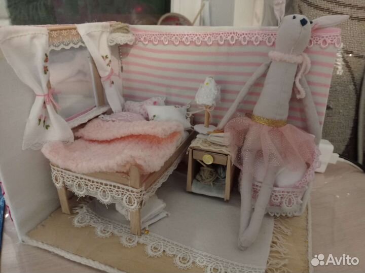 Кукла зайчик-тильда ручной работы