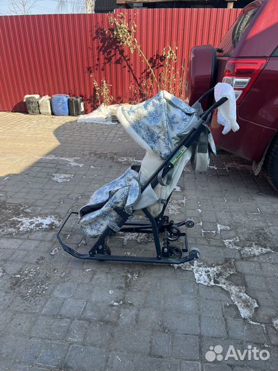 Коляска санки