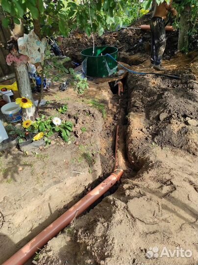 Септик из колец / Монтаж септика под ключ