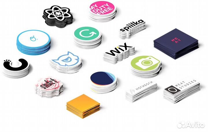 Печать стикеров, постеров, наклеек