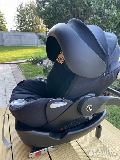 Автокресло cybex cloud q 0+ с базой isofix