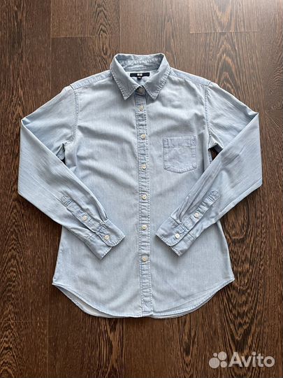 Uniqlo джинсовая рубашка
