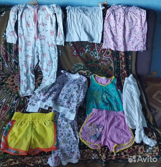 Вещи на девочку пакетом 4-5лет