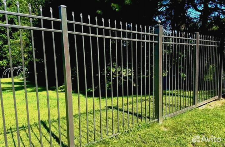 Забор сварной из профтрубы