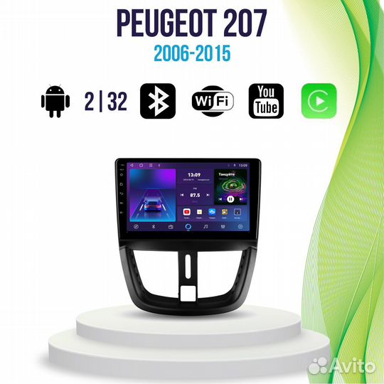 Магнитола Peugeot 207 TS7Pro 2/32 Android