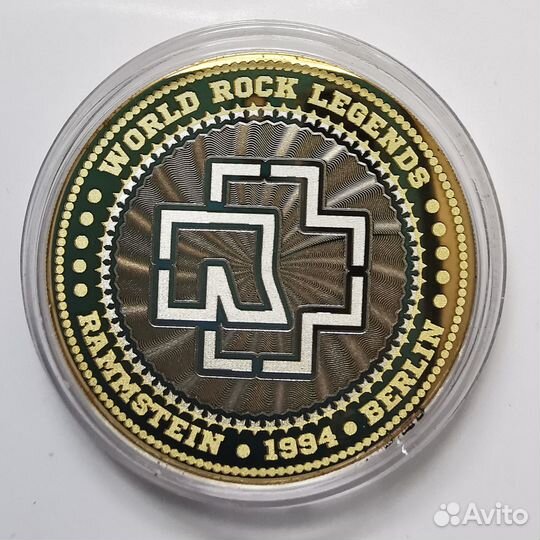 Сувенирная монета Раммштайн Rammstein