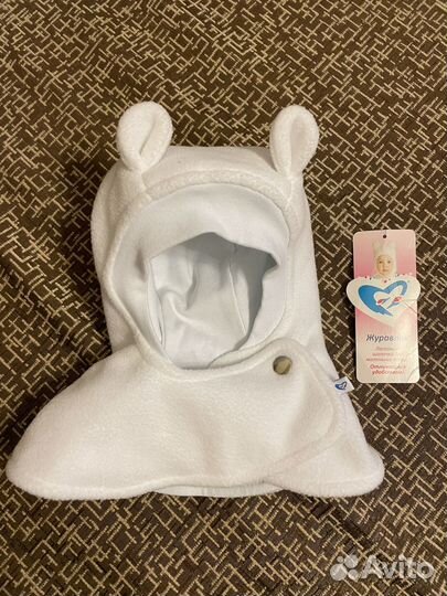 Шапка шлем журавлик