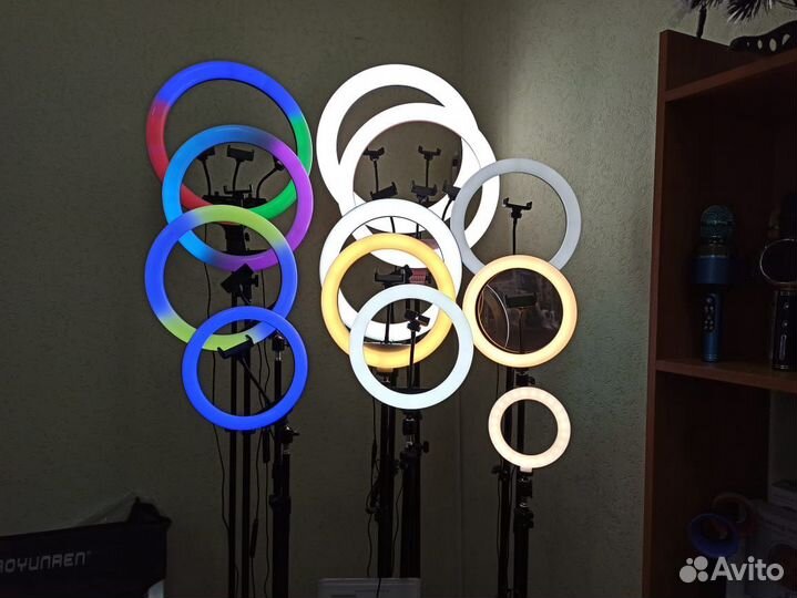 Кольцевая лампа. Гарантия. Магазин