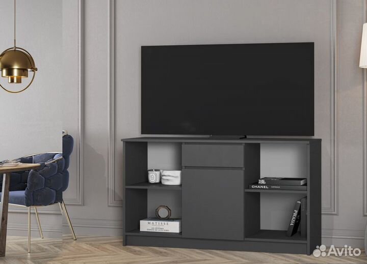 Тумба под телевизор с полками Мори 1204.1