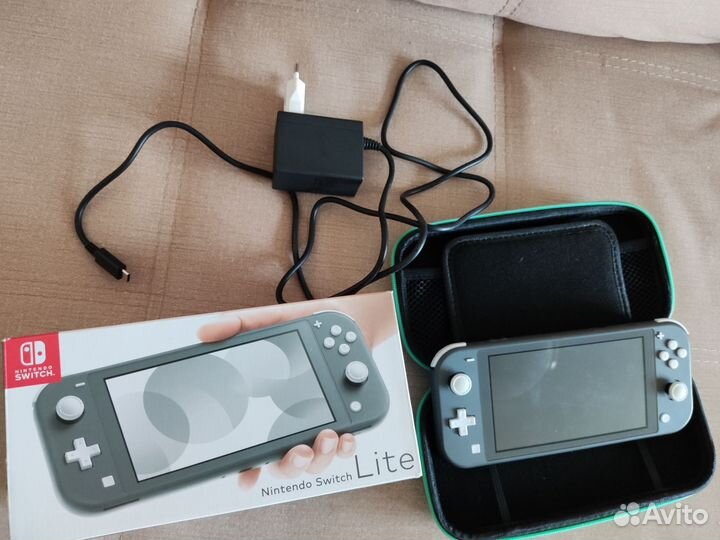 Nintendo switch lite с играми 128 Gb