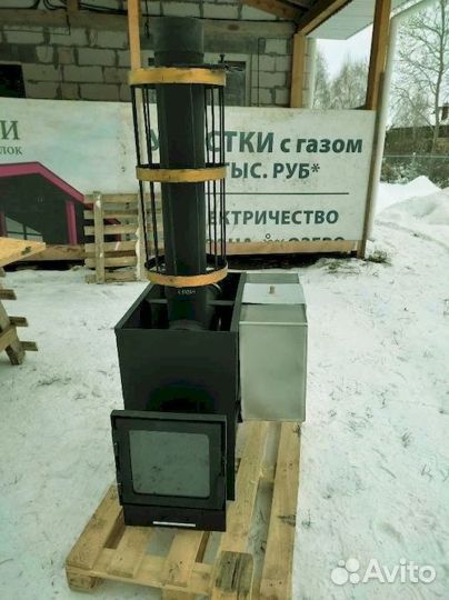 Банная печь Премьера со стеклянной дверкой 0.6 м т