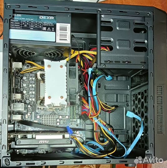 RAM - 12Gb, CPU - FX6300, GPU - 2 Gb, HDD - 1 TB