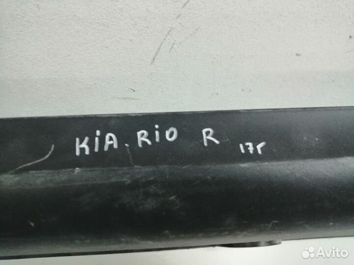 Накладка на порог наружная правая Kia Rio 3 (UB\QB
