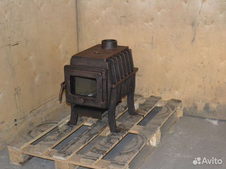 Печь отопительная дверца со стеклом кудесница 100