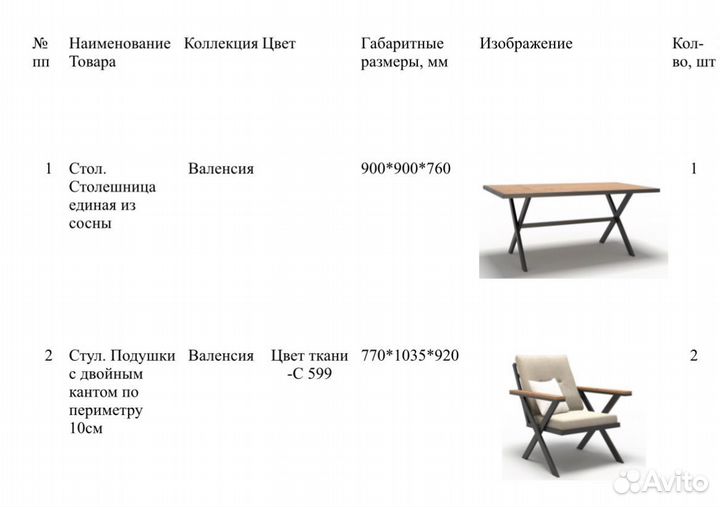 Мебель для Террасы