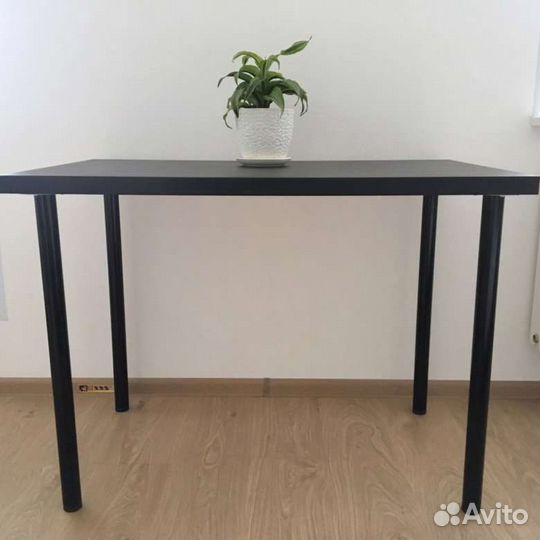 Письменный стол Молвакт Икеа черный 120х80