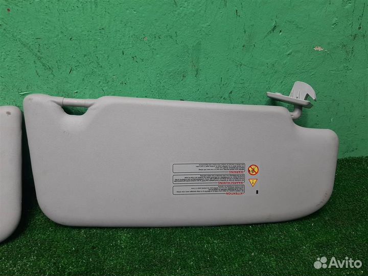 Козырек солнцезащитный (комплект) Nissan Qashqai