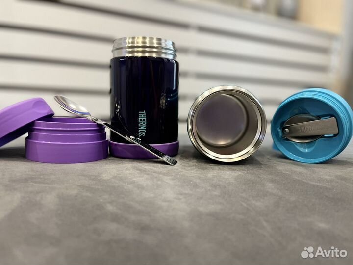Thermos термос детский для еды с ложкой 0,47