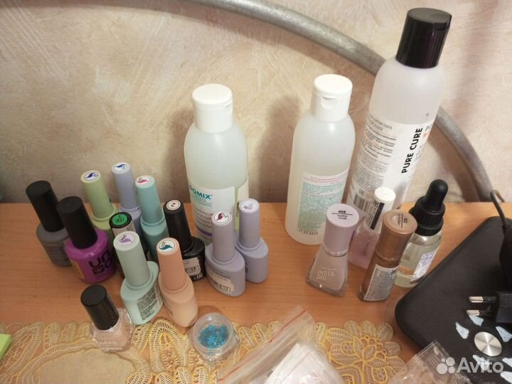 Набор гель лаков баз и гелей для маникюра