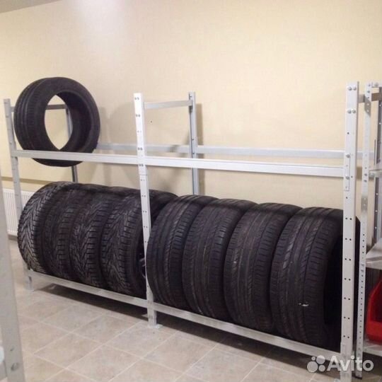 Стеллаж для хранения колес