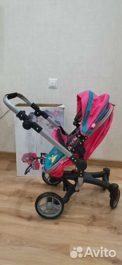 Коляска для кукол demi star 2 в 1