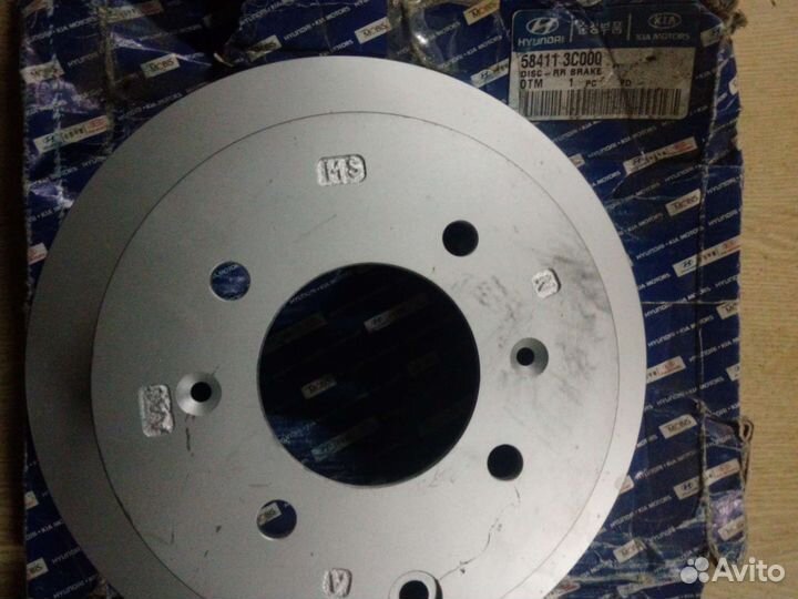 Тормозные диски Hyundai Sonata III, IV, Elantra