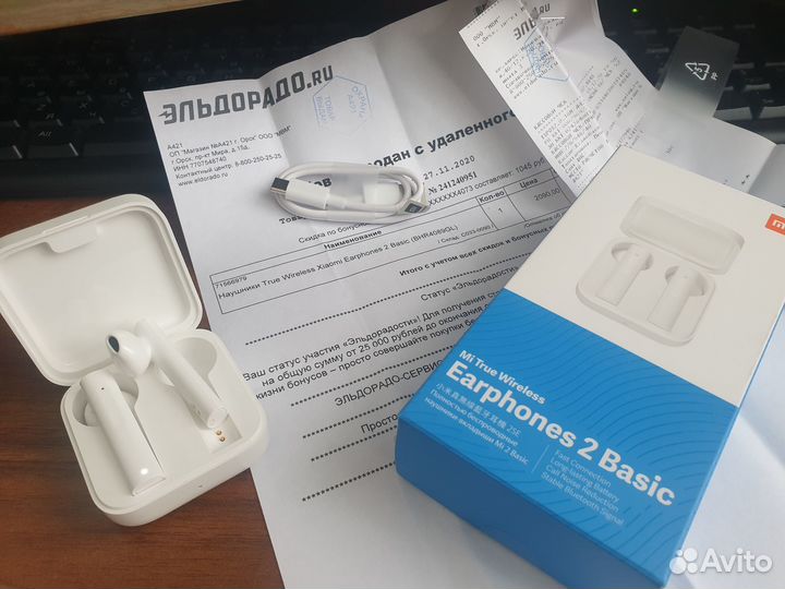 TWS Xiaomi Mi True Wireless Earphones 2 Basic