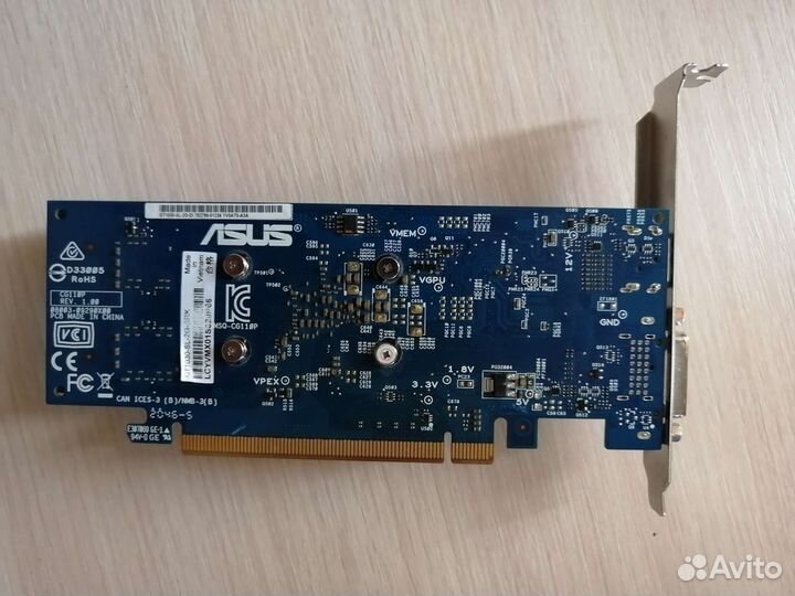 Видеокарта Asus GT1030-SL-2GB gddr5
