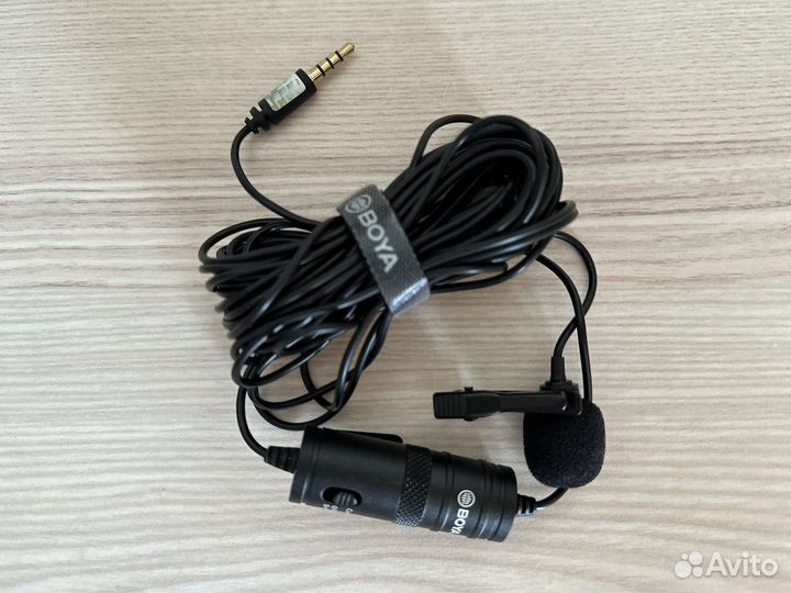 Микрофон петличный Boya BY-M1, черный