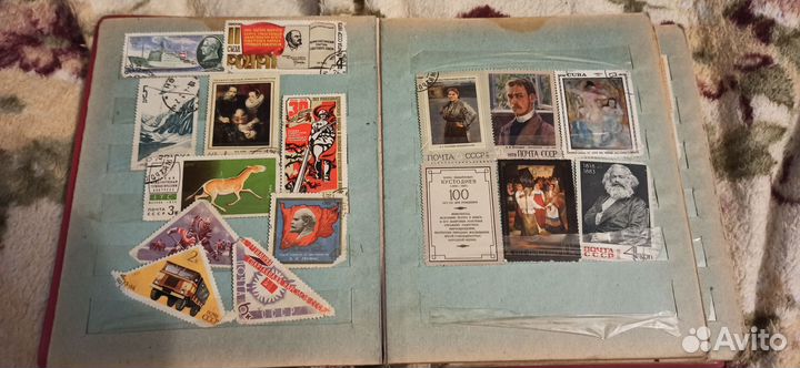 Альбом с почтовыми марками