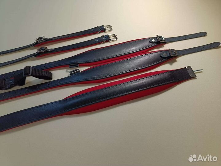 Профессиональные кожаные ремни на гармони,новые