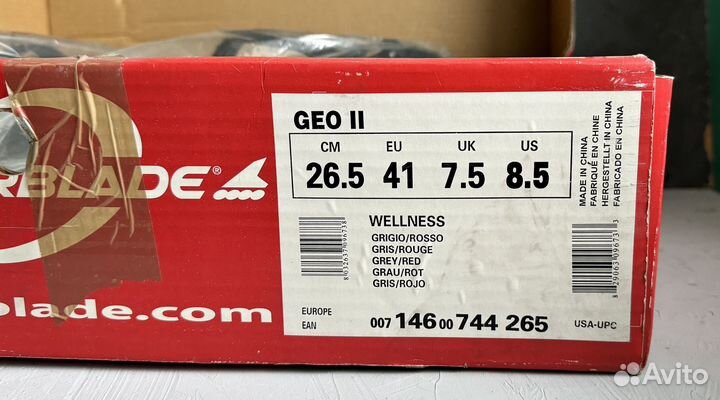 Ролики Rollerblade Geo II, 41 размер