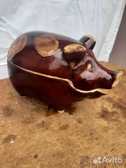 Керамическая Утятница.Поросенок. Слон