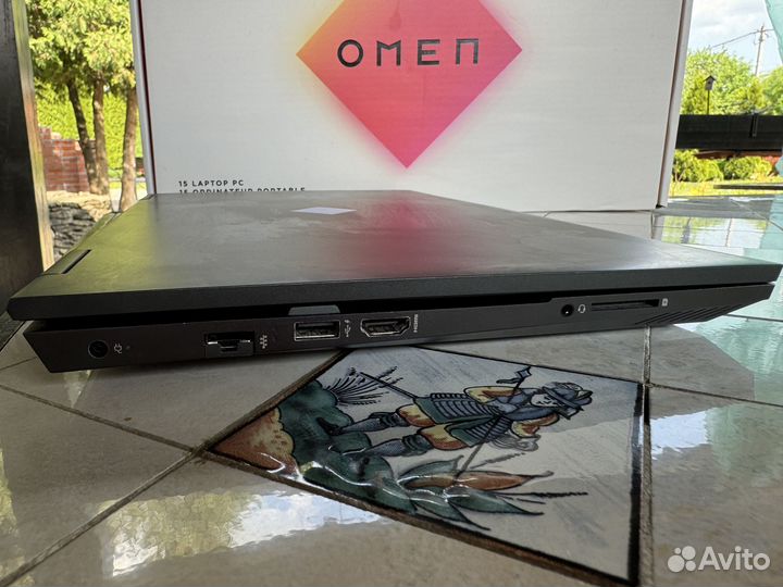 HP Omen, 15, Ryzen 5, 16GB RAM, RTX 3060, 512GB