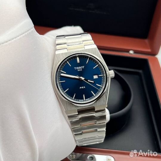 Часы мужские tissot prx сапфир seico blue