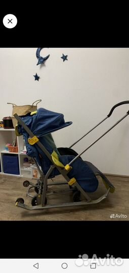 Детские санки коляска nika kids