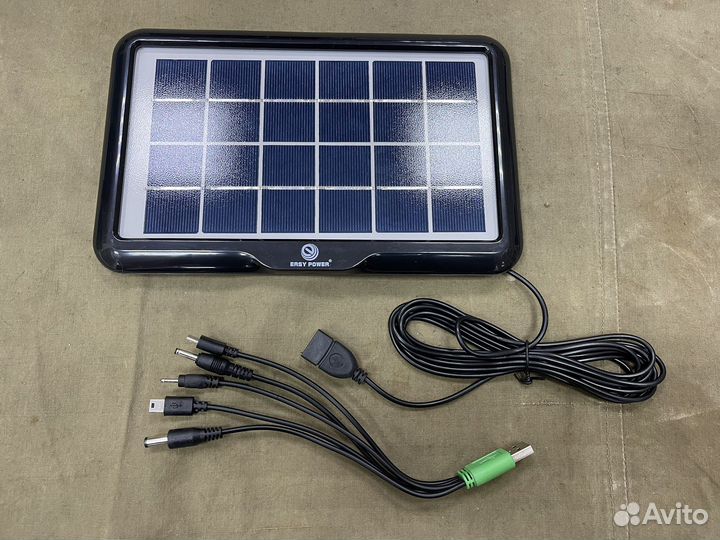 Портативная солнечная панель 3.8W 6V