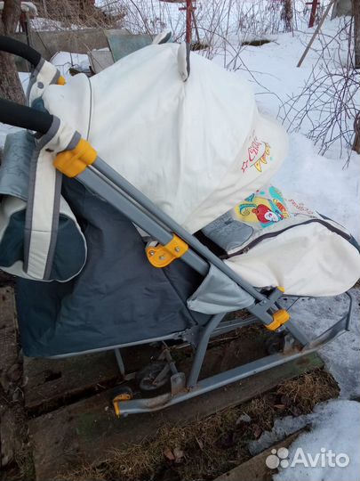 Санки коляска ника