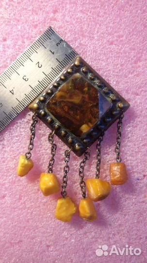 Винтажная брошь СССР (1)