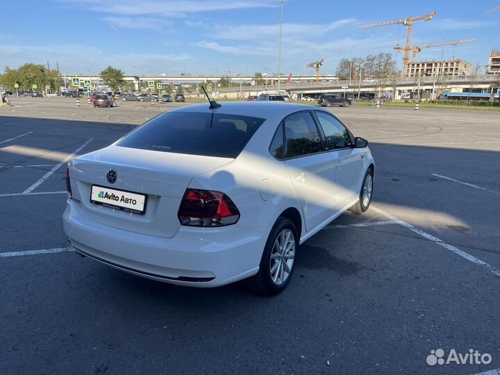 Volkswagen Polo 1.6 AT, 2017, 115 000 км