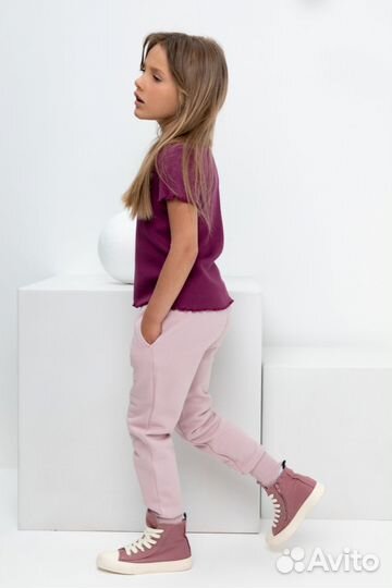 Брюки с начёсом Crockid для девочки