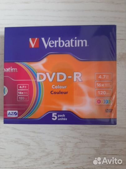 Болванка Verbatim DVD-R, DVD-RW