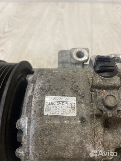 Компрессор кондиционера Toyota Avensis T25 1zzfe