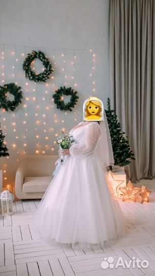 Свадебное платье бу